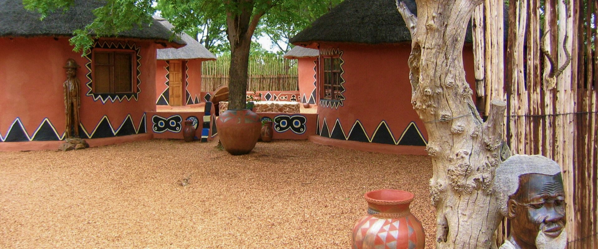 Aerial view of the Main Lodge at Zulani Safaris